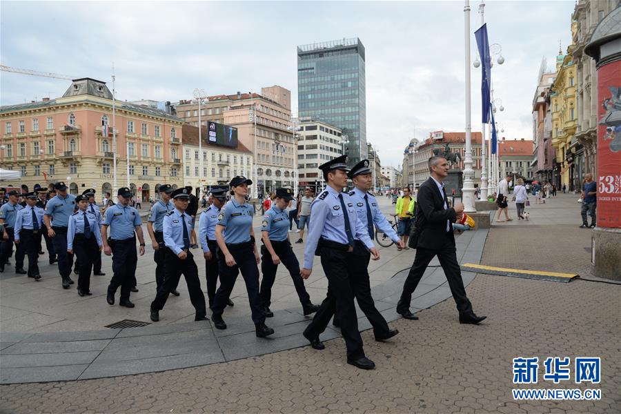 （国际）（1）中国与克罗地亚第二次旅游季警务联巡启动